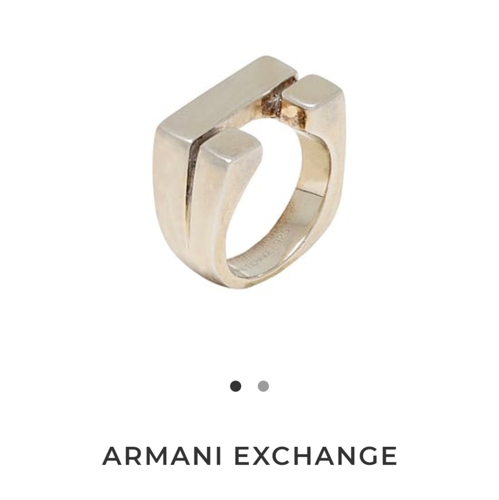 925 Armani Exchange Ring